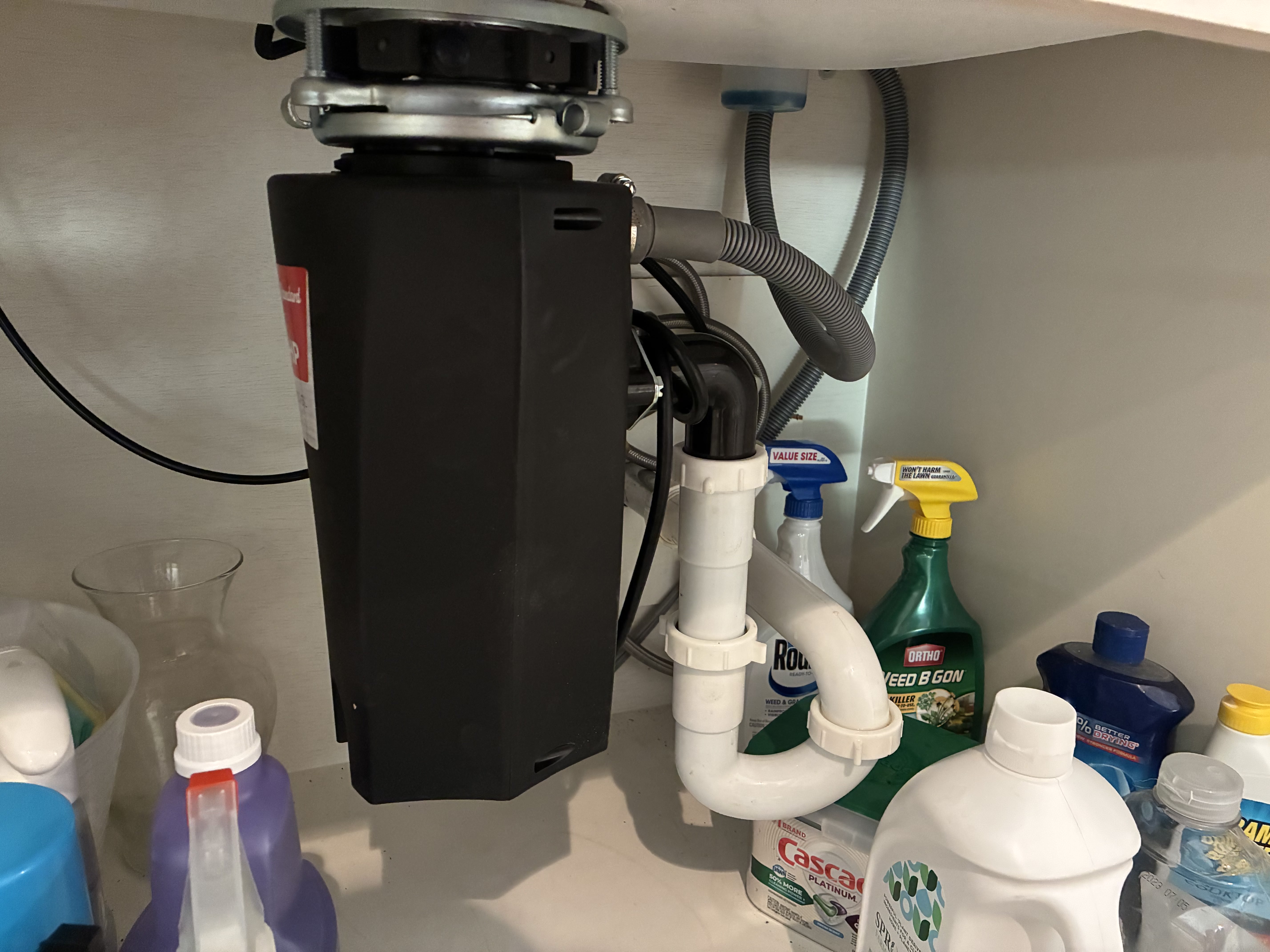 Garbage disposal replacement work