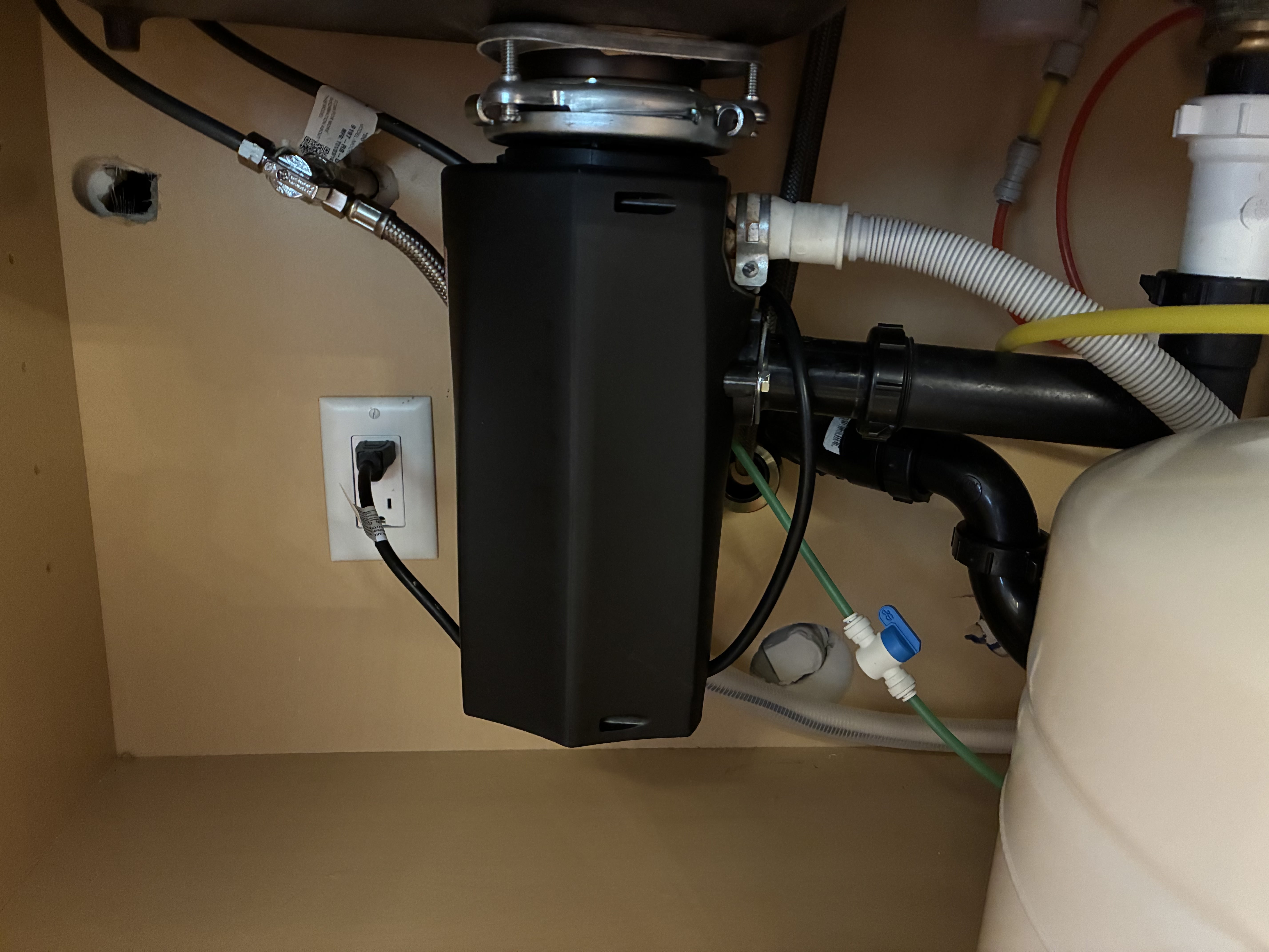 Garbage disposal replacement work